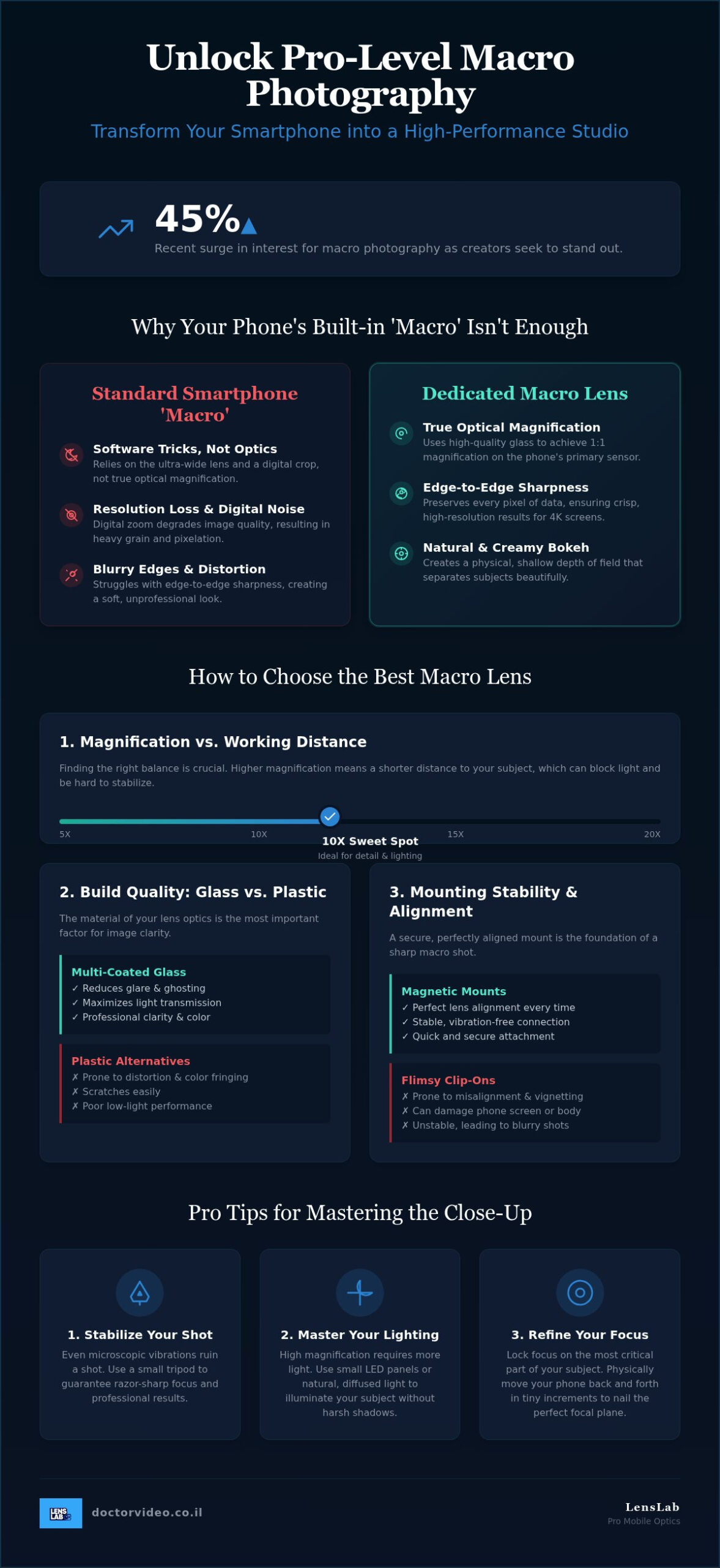 Best Macro Lens for Smartphone: 2026 Creator's Guide