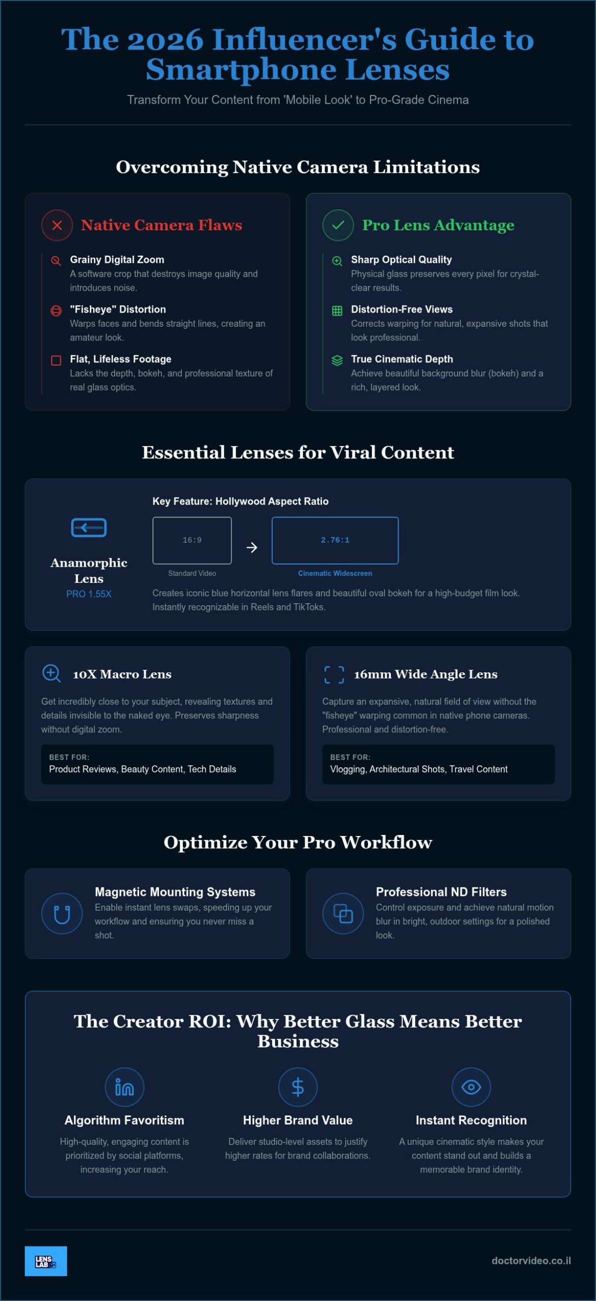 Best Smartphone Lenses for Influencers: 2026 Gear Guide